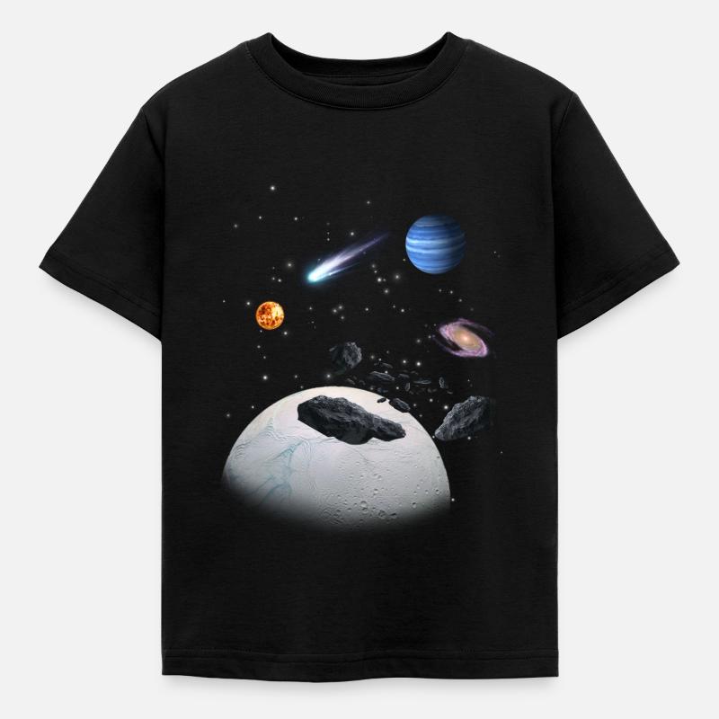Système solaire - T-shirt Enfant - noir
