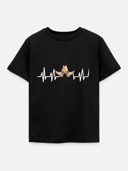 Linedance - Kinder T-Shirt - Schwarz