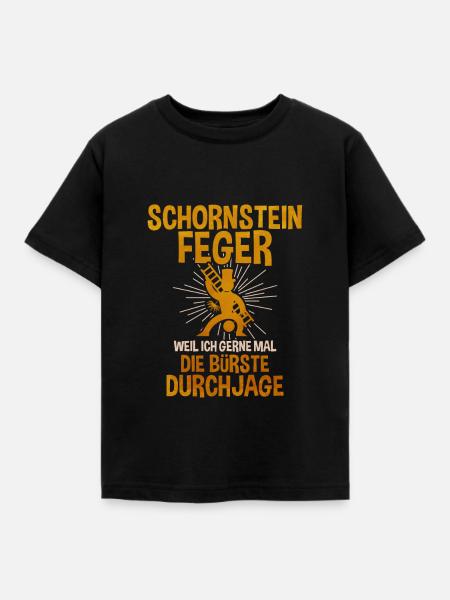 Schornsteinfeger - Kinder T-Shirt - Schwarz