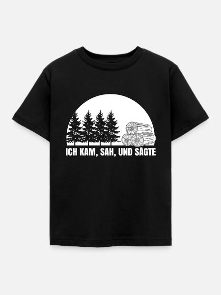Förster Geschenk - Holzarbeiter Förster - Kinder T-Shirt - Schwarz