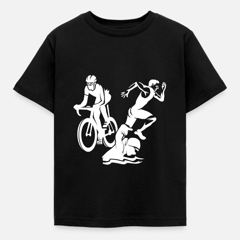 Triathlon - Maglietta per bambini - nero