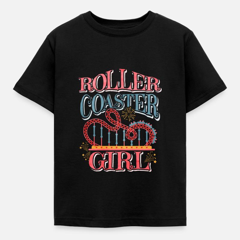roller coaster - Kids' T-Shirt - black