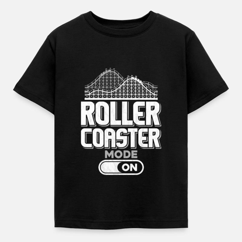 roller coaster - Kids' T-Shirt - black