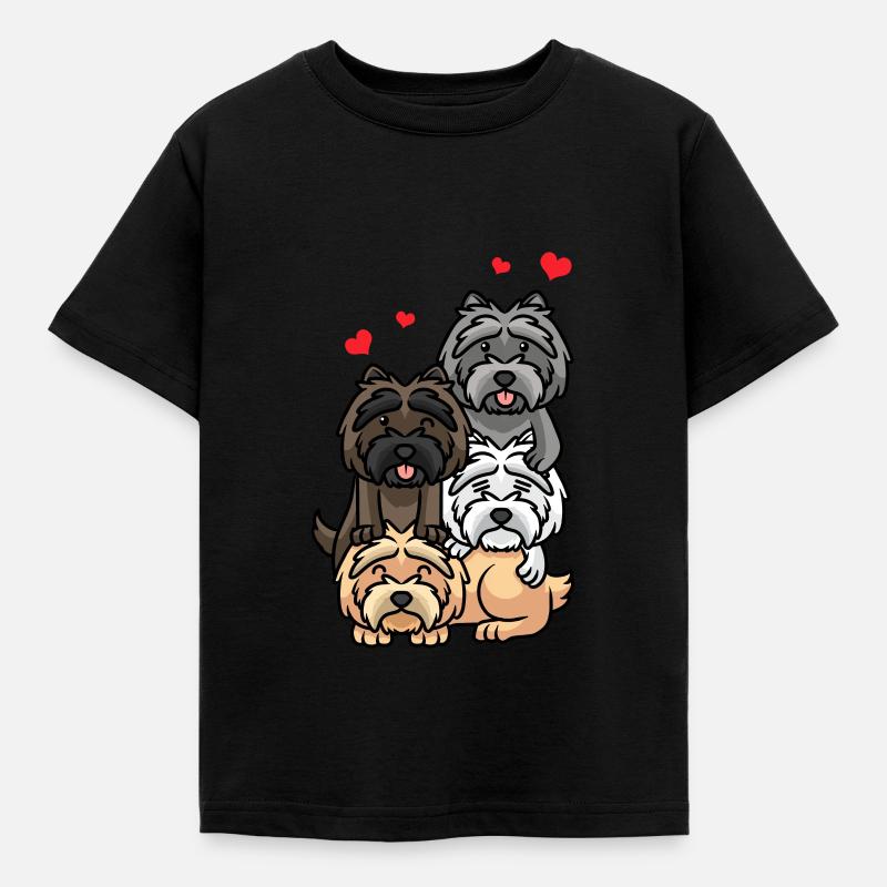 Cairn Terrier chien - T-shirt Enfant - noir