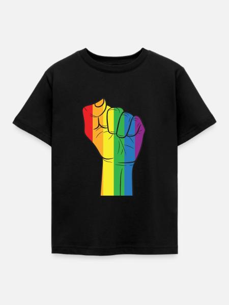 Lgbt - Kinder T-Shirt - Schwarz