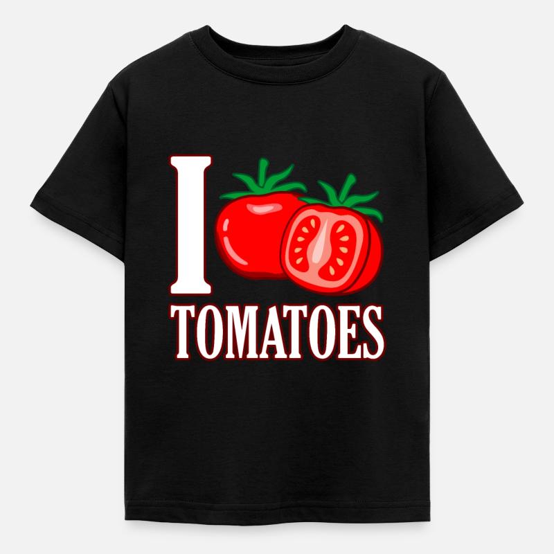 Tomate - Kinder T-Shirt - Schwarz
