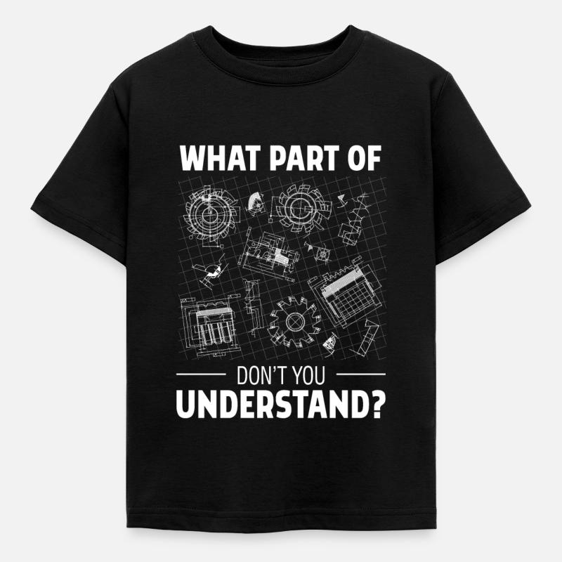 Welchen Teil Des Engineering Verstehen Sie Nicht? - Kinder T-Shirt - Schwarz