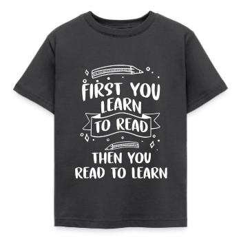 Enseignant - T-shirt Enfant - charbon - Devant - AI Model Kid Female (0cm)