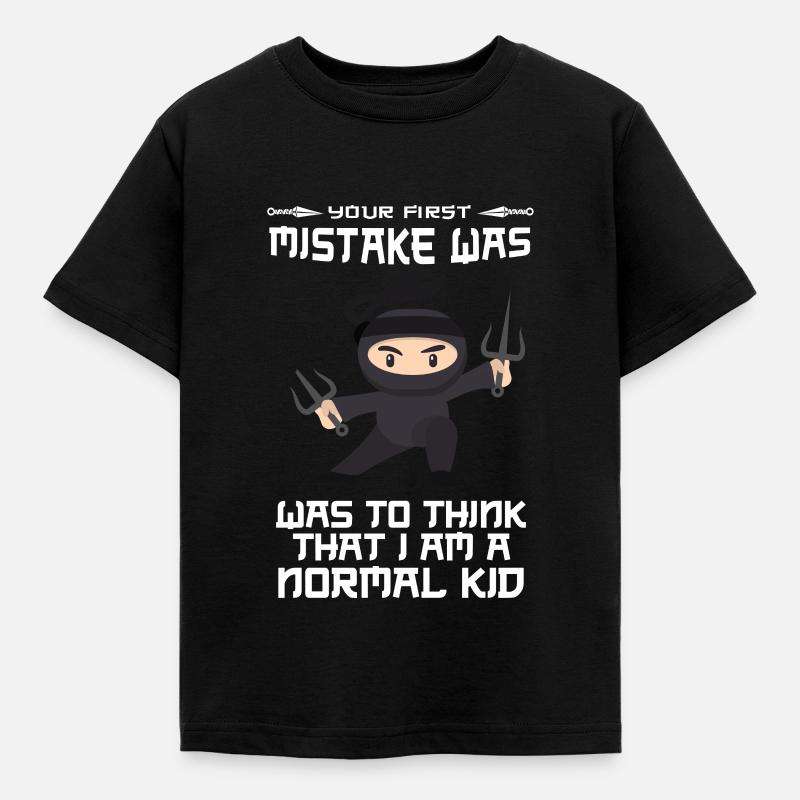 Ninja - Kids' T-Shirt - black