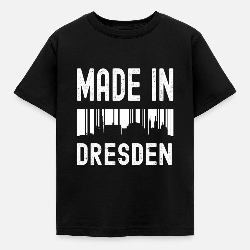 Dresden - Kinder T-Shirt - Schwarz