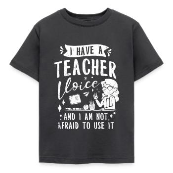 Teacher Gift Educator Pedagogue School Teacher Training - Kids' T-Shirt - dark grey - Front - AI Model Kid Female (0cm)
