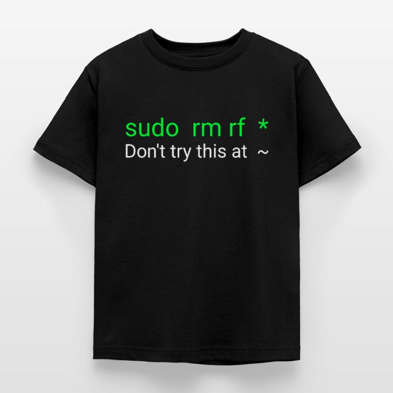 Linux sudo rm rf T-shirt Enfant