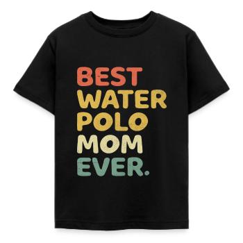 Beste Wasserball-Mutter aller Zeiten Aquatic Polo Spielerin Mothe - Kinder T-Shirt - Schwarz - Vorne - AI Model Kid Female (0cm)
