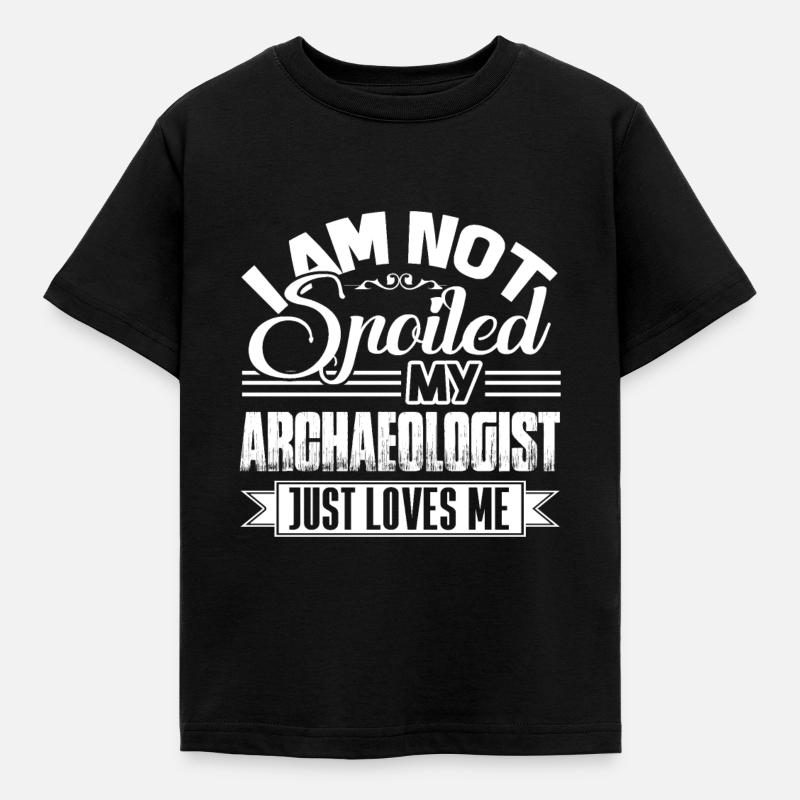 Mon archéologue m'aime - T-shirt Enfant - noir