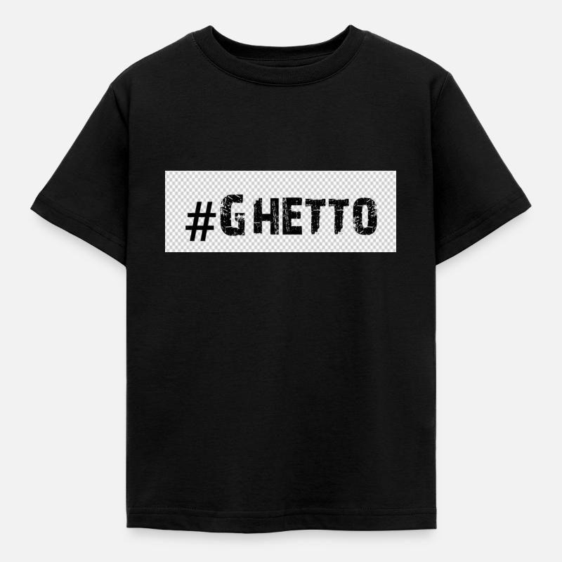 Ghetto - T-shirt Enfant - noir