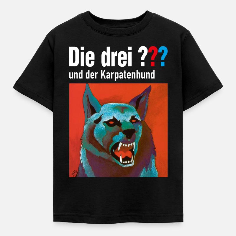 Die Drei ??? und der Karpatenhund - Kinder T-Shirt - Schwarz