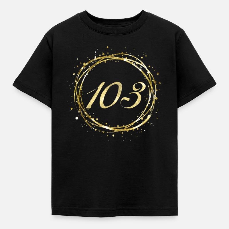 103 - Kinder T-Shirt - Schwarz