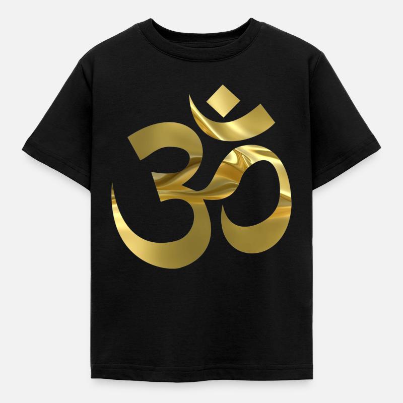 OM - Kids' T-Shirt - black