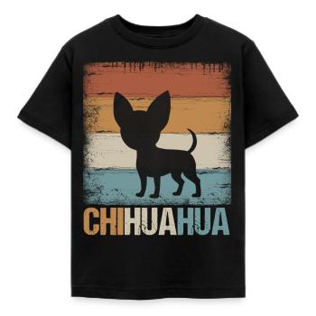 Chihuahua - Kinder T-Shirt - Schwarz - Vorne - AI Model Kid Female (0cm)