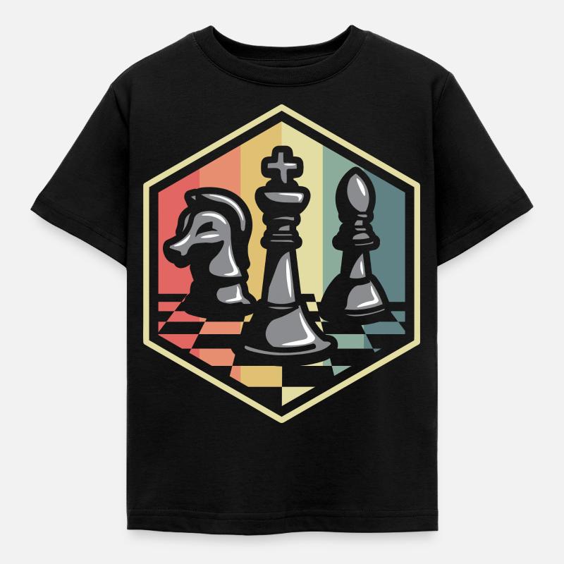 Chess Chess - Kids' T-Shirt - black