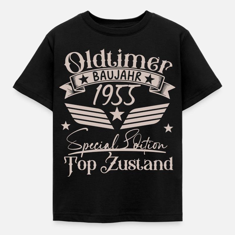 Millésime 1955 Année de construction Conception - T-shirt Enfant - noir