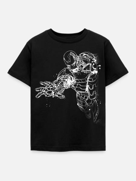 Avengers Superhelden Motiv - Kinder T-Shirt - Schwarz