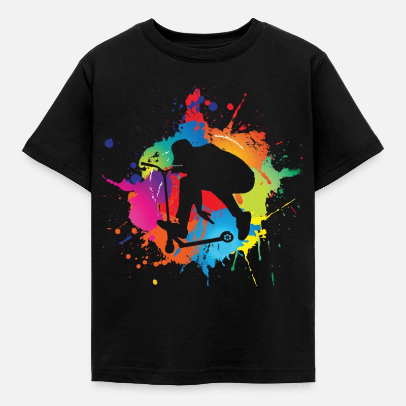Scooter - Kinder T-Shirt - Schwarz