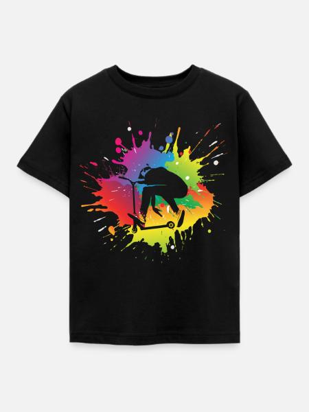 Scooter - Kinder T-Shirt - Schwarz
