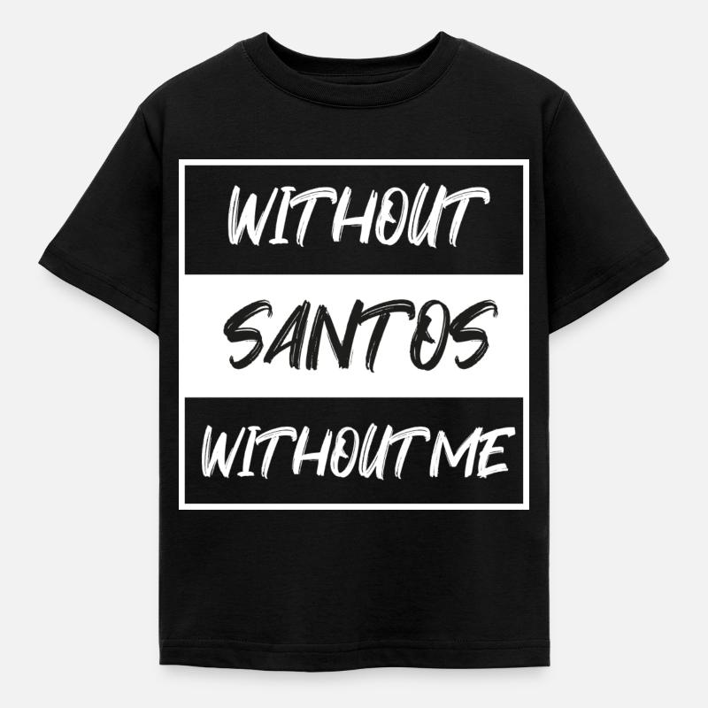 santos - Kinder T-Shirt - Schwarz