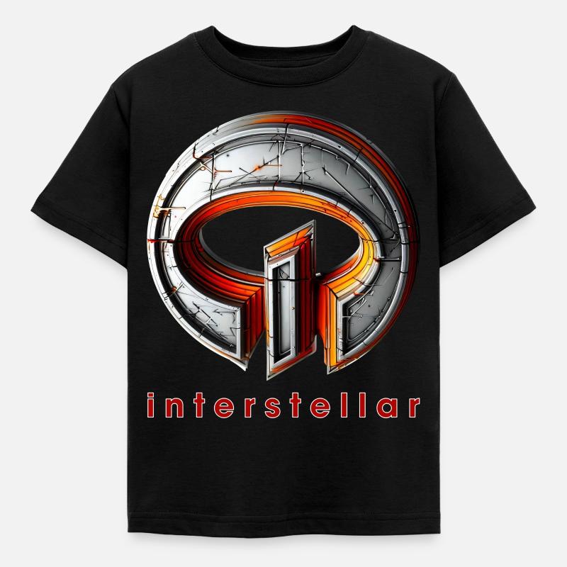interstellar symbol design von 74elements - Kinder T-Shirt - Schwarz