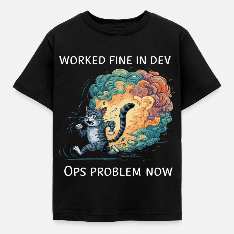 DevOps - Kids' T-Shirt - black