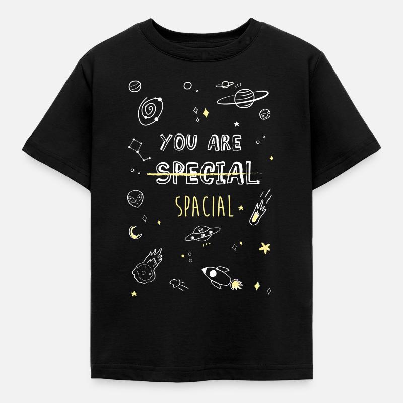 Vous êtes noir SPATIALE - T-shirt Enfant - noir