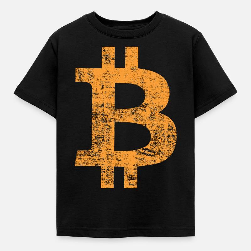 Bitcoin - Kinder T-Shirt - Schwarz