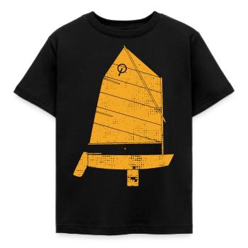 optimiste - T-shirt Enfant - noir - Devant - AI Model Kid Female (0cm)