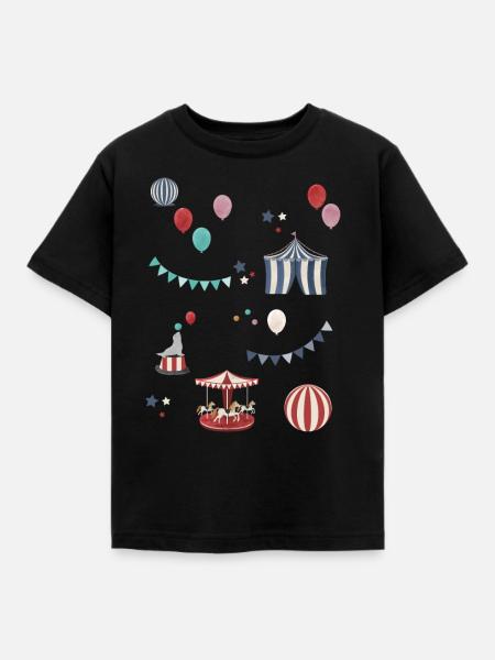 Amusement park - Kids' T-Shirt - black