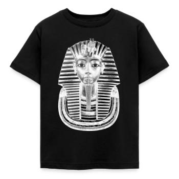 Ähypten Maske Tutanchamun - Kinder T-Shirt - Schwarz - Vorne - AI Model Kid Female (0cm)