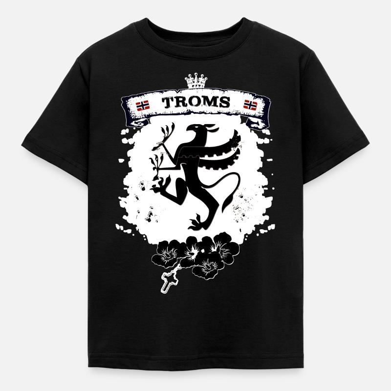 Troms - Kids' T-Shirt - black