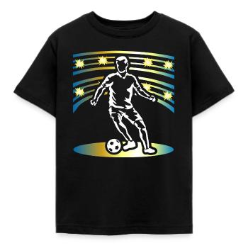 Soccer Player Soccer Player Gift - Kids' T-Shirt - black - Front - AI Model Kid Female (0cm)