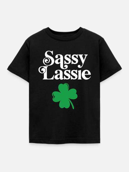 Freche Lassie - Kinder T-Shirt - Schwarz