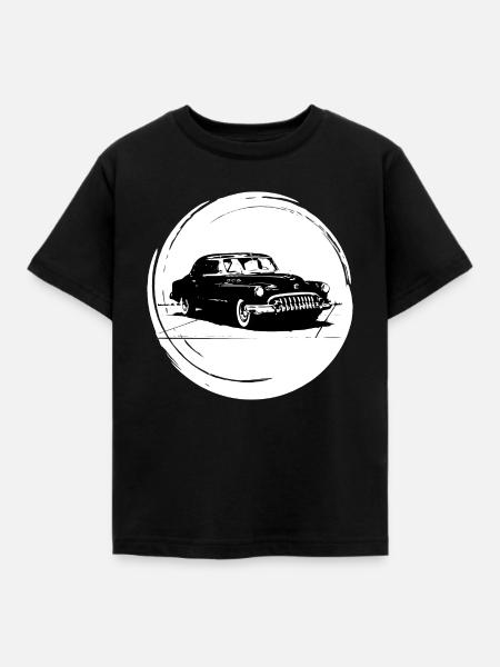 Oldtimer - Kinder T-Shirt - Schwarz