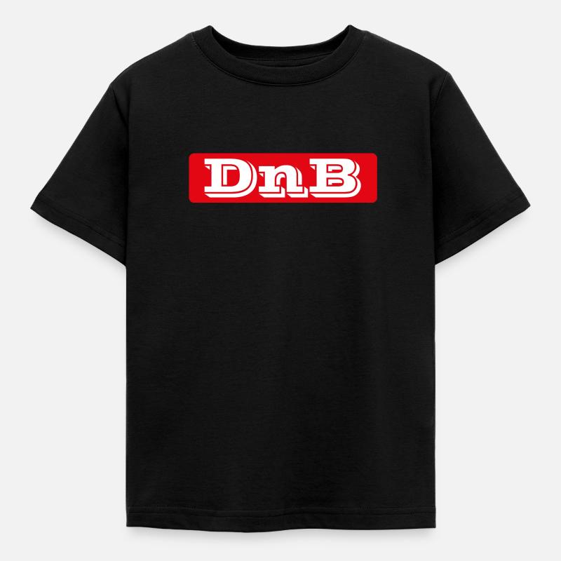 Drum and Bass Geschenk Idee DnB - Kinder T-Shirt - Schwarz