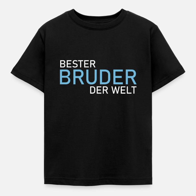 Bester Bruder Der Welt - Kinder T-Shirt - Schwarz