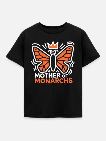 Monarchfalter: Könige der Lüfte - Kinder T-Shirt - Schwarz