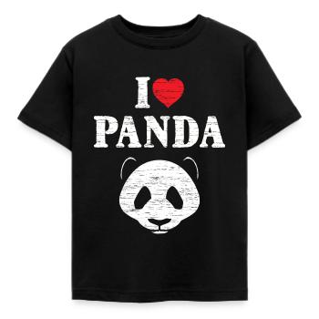 T-shirt enfant Panda - T-shirt Enfant - noir - Devant - AI Model Kid Female (0cm)
