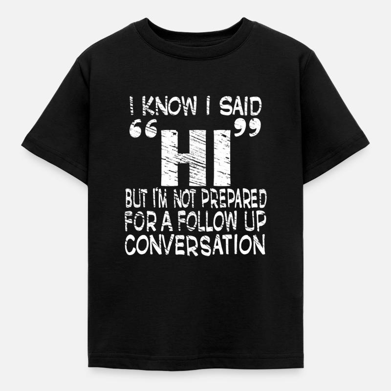 Hallo Sozial - Børne-T-shirt - sort