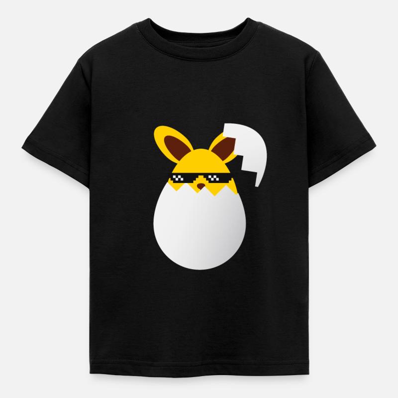 Easter Egg Easter Egg Easter Egg - Kids' T-Shirt - black