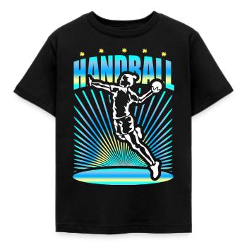 Cadeau Handball Handball Joueur - T-shirt Enfant - noir - Devant - AI Model Kid Female (0cm)