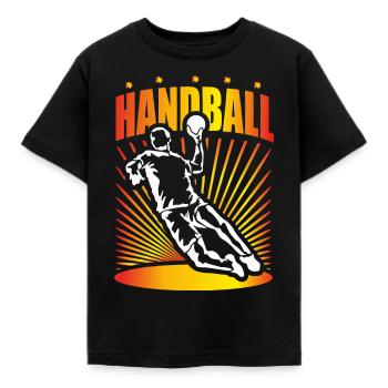 Joueur de Handball Cadeau Handball - T-shirt Enfant - noir - Devant - AI Model Kid Female (0cm)