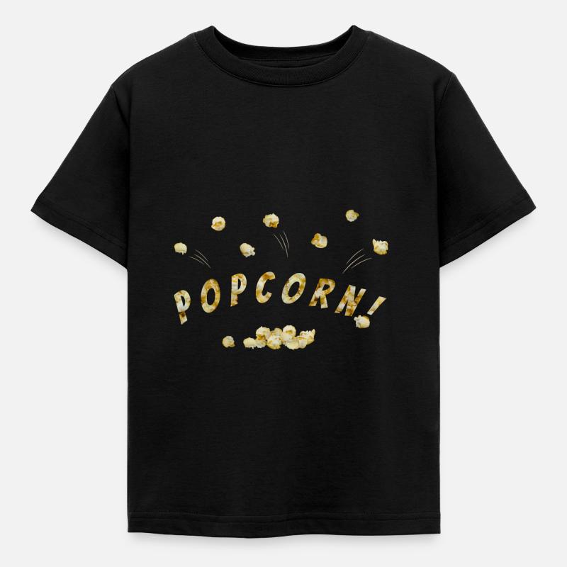 Pop-corn volant - T-shirt Enfant - noir