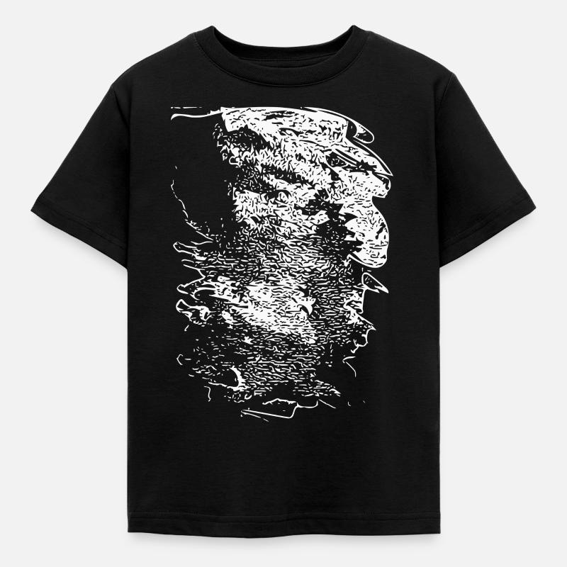 abstract - Kids' T-Shirt - black